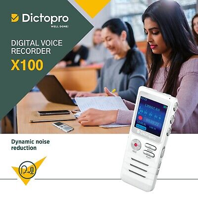DICTOPRO X100 Digital Voice Activated Recorder Portable Mini Tape Dictaphone 8GB Dictopro X100 - фотография #3