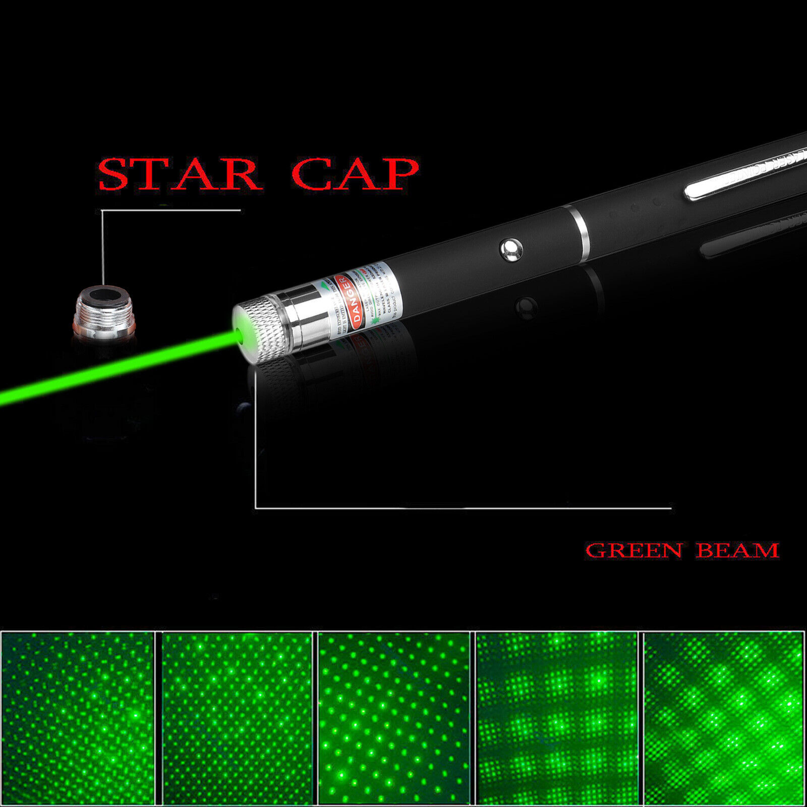 10 Pcs 990Mile Green Laser Pointer Pen 532nm Visible Beam Lazer Light SkyWolfEye Green Laser Pointer Pen - фотография #4