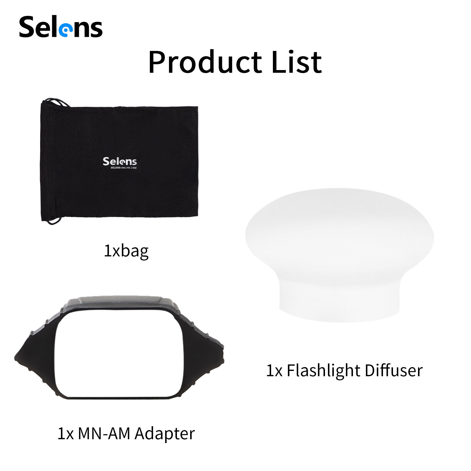 Selens Magnetic Silicone Sphere Flash Diffuser Speedlite Studio Rubber Band Kit Selens SE-LT-301 - фотография #7