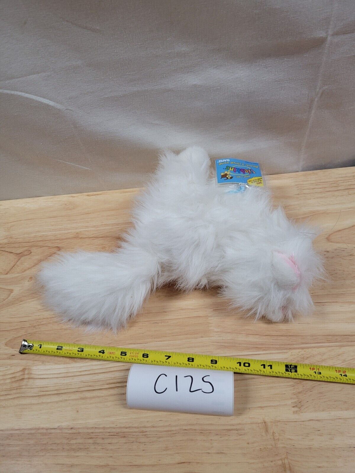 Webkinz Persian Cat Plush With Code Tags Sealed Kinz Doll Sealed New White Pink Webkinz - фотография #7