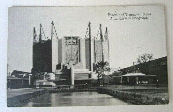 1933 Chicago World's Fair Century of Progress TRAVEL & TRANSPORT DOME- Q-11 Без бренда