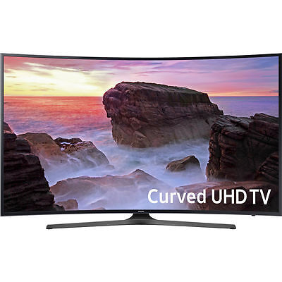 Samsung 55" Black Curved UHD 4K HDR LED Smart HDTV - UN55MU6500FXZA Samsung UN55MU6500FXZA