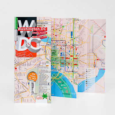 Map Laminated Washington DC [Best Seller] Без бренда
