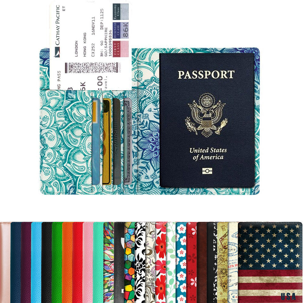 RFID Blocking Passport Holder Travel Wallet Leather Case Cover Securely Holds Fintie Does Not Apply