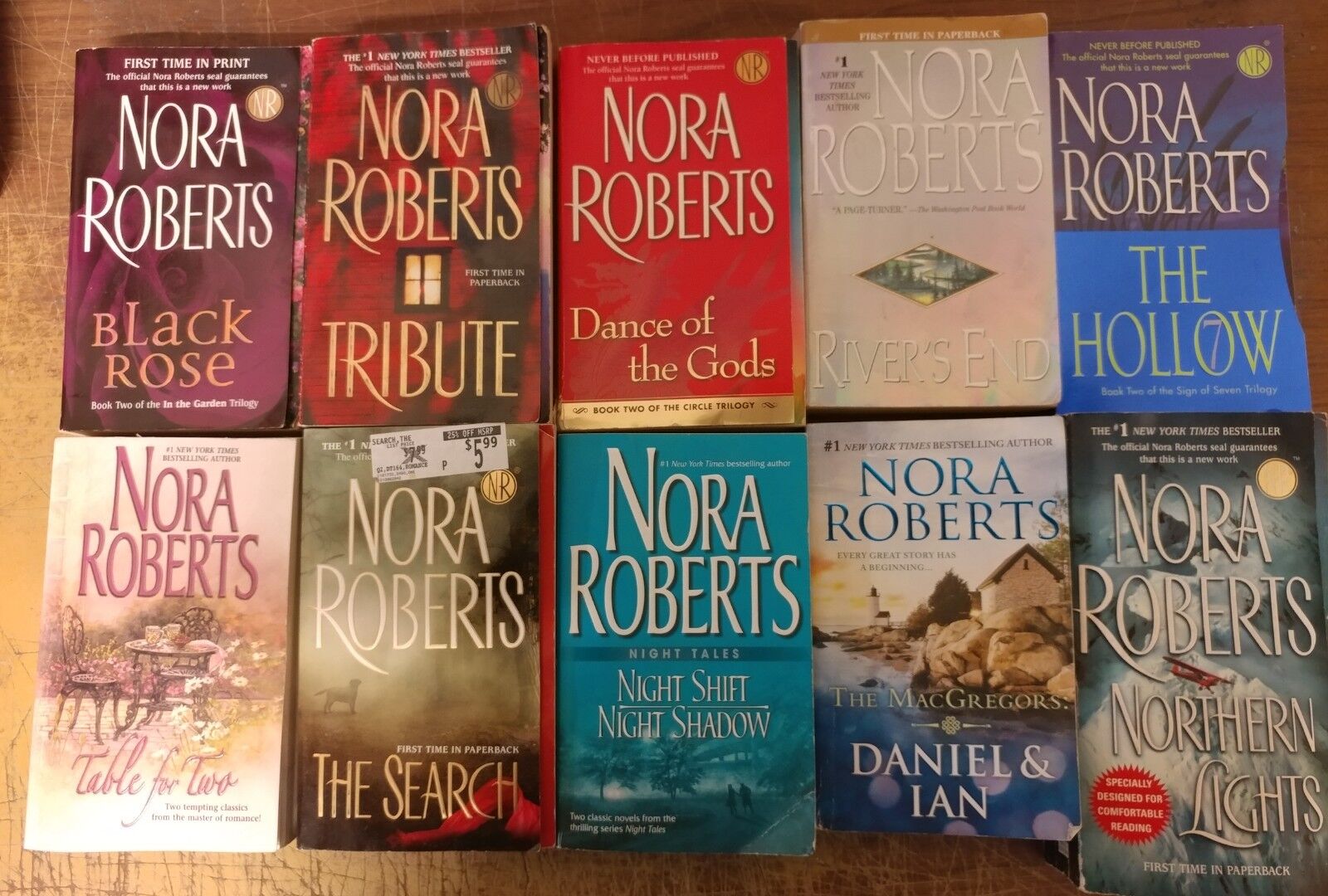 Lot of 10 Nora Roberts Irish MacGregor Romance Set PAPERBACK *RANDOM* Books MIX Без бренда - фотография #2