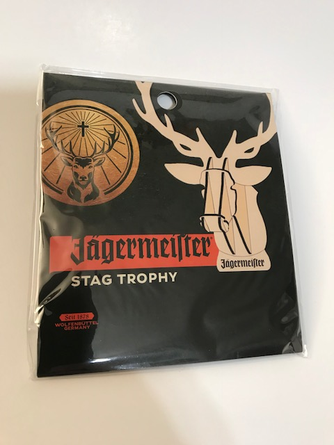 Jagermeister Mini Wooden Stag Trophy Kit, S1154 Jagermeister