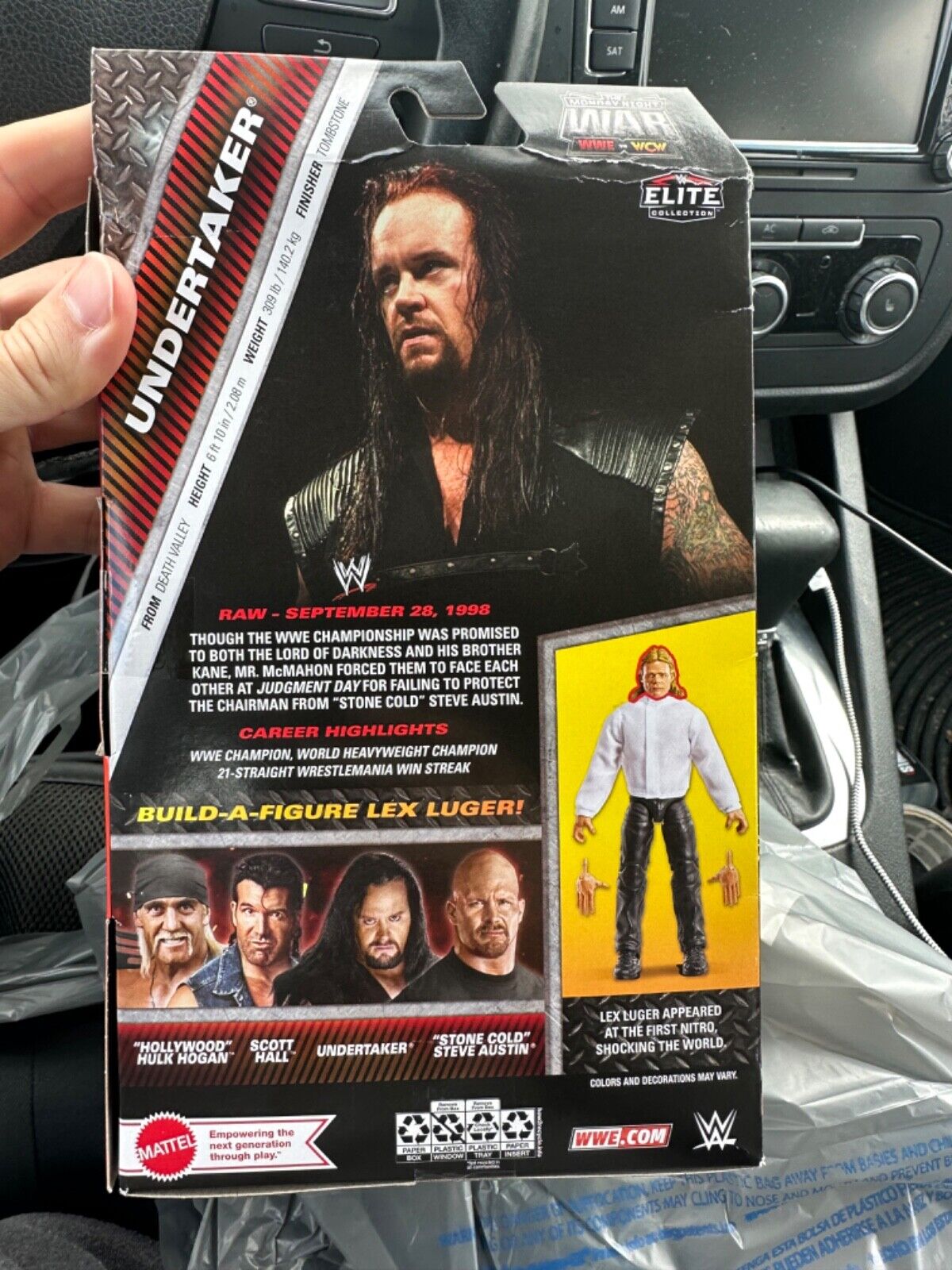 2024 Undertaker  WWE vs WCW Elite Monday Night Wars Walmart In Hand WWE N/A - фотография #5