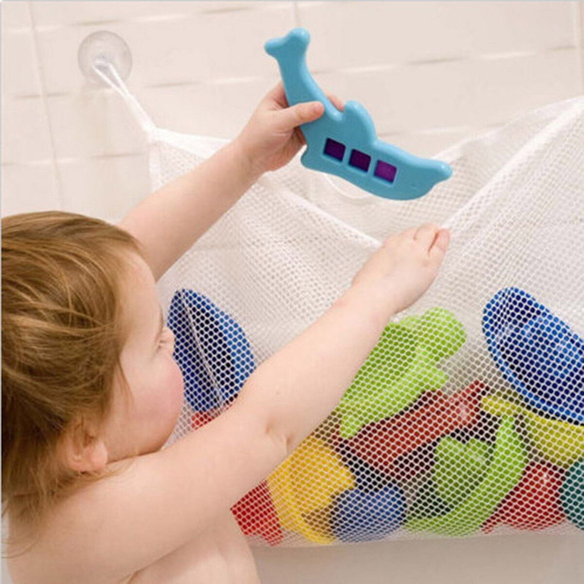 Fashion Baby Bath Bathtub Toy Mesh Net Storage Bag Organizer Holder Bathroom Unbranded Does Not Apply - фотография #4