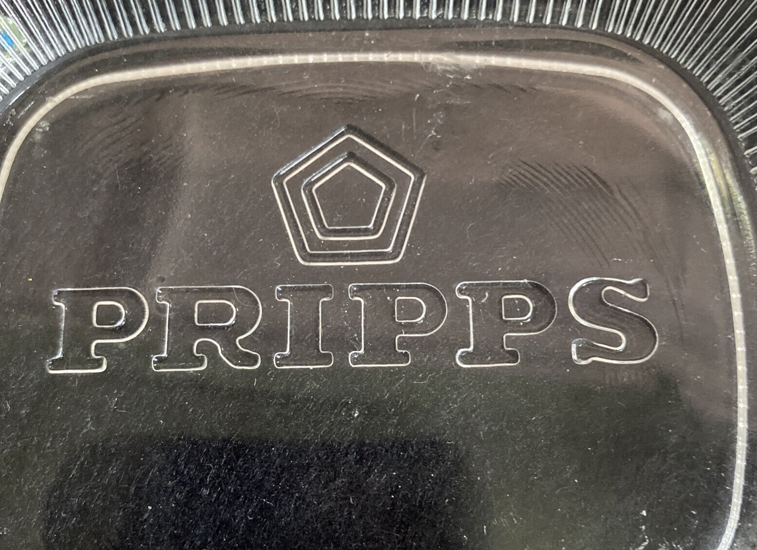 1970’s Arabia Finland PRIPPS Beer Advertising Crystal Glass Peanut Tray Dish Arabia Finland for Pripps Beer - фотография #3
