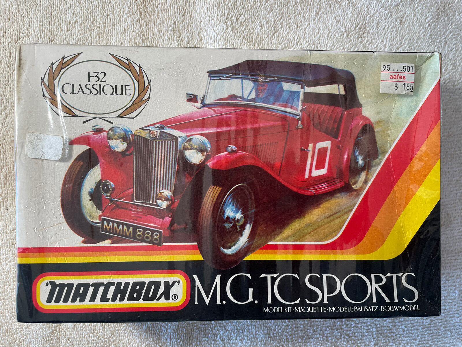 MG-TC Sports Car Model Lot, Monogram 2290 1:24 1983, Matchbox 1:32 PK-306 1982 Monogram - фотография #3