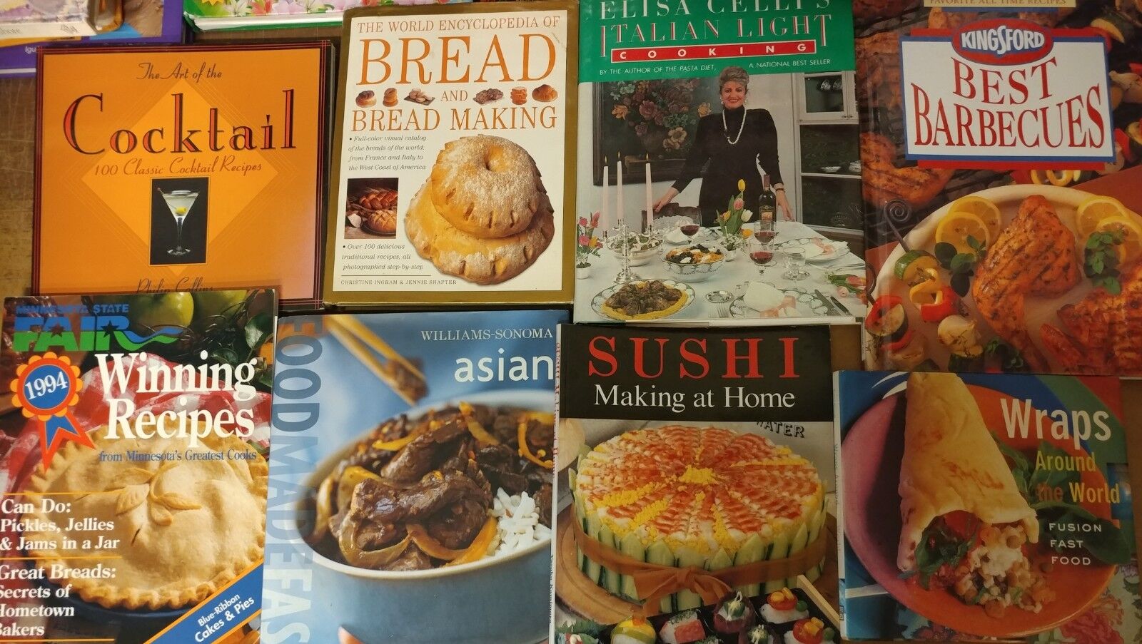 Lot of 20 Cooking Baking Recipe Grilling Low-Fat Ingredient Books MIX-UNSORTED Без бренда - фотография #5