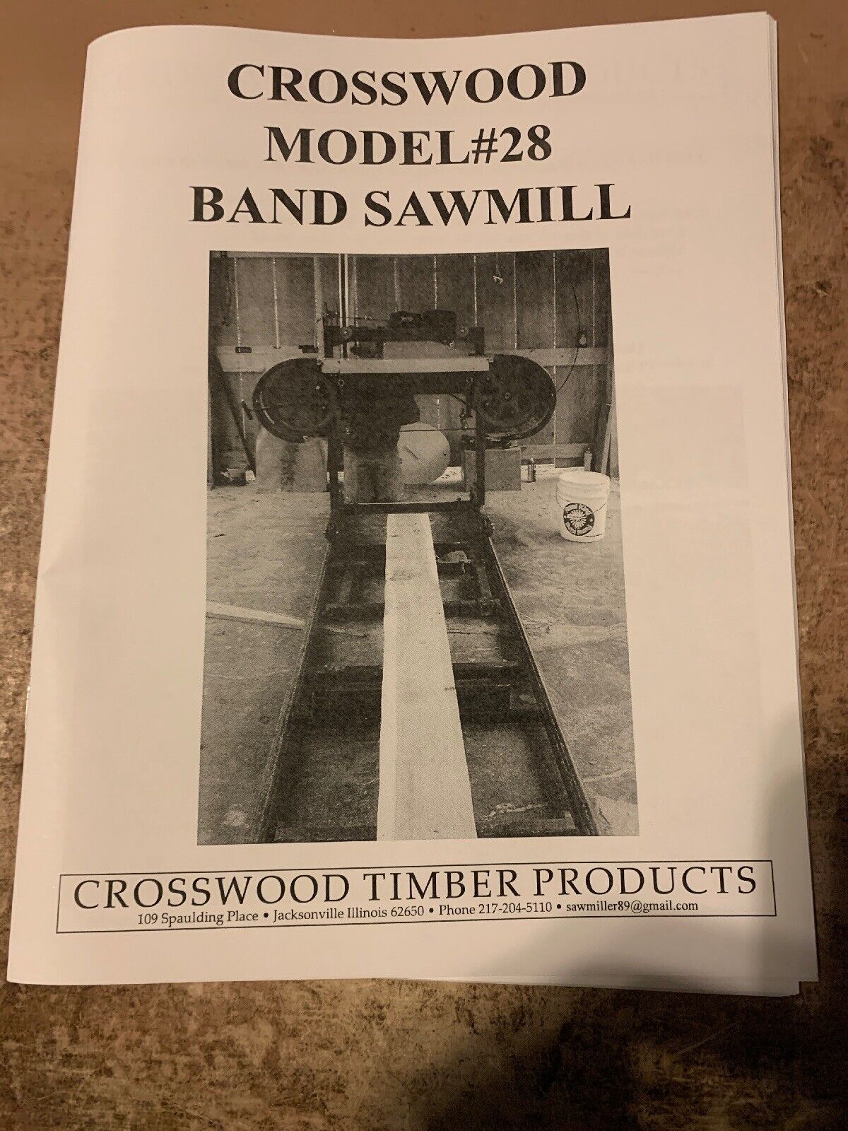 BAND SAWMILL PLANS, BUILD IT YOURSELF COMPLETE INSTRUCTIONS  PREPPER  OFF-GRID crosswood 28 - фотография #2