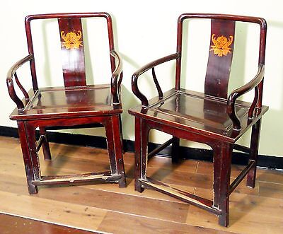 Antique Chinese Arm Chairs (3145) (Pair), Ming Style, Circa 1800-1849 Без бренда