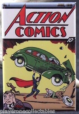 Action Comics #1 Comic Book 2" X 3" Fridge / Locker Magnet. Superman  Без бренда