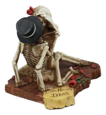 Ebros Love Never Dies Castaway Wedding Skeleton Couple Kissing Statue 3.75"H Без бренда - фотография #6