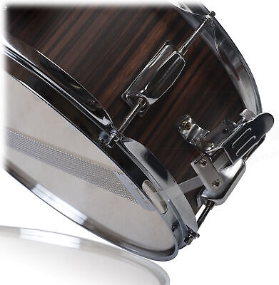 GRIFFIN Snare Drum - 14�X5.5" Poplar Wood Shell Acoustic Percussion Head Kit Set Griffin SM-14 BlackHickory - фотография #11