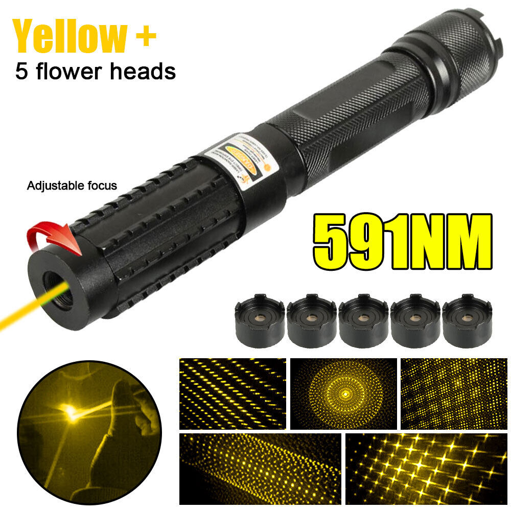 591nm Golden Yellow Laser Pointer (Wicked Lasers Style - Near 589nm) - Upgraded! Unbranded SPHUJ0662 - фотография #3