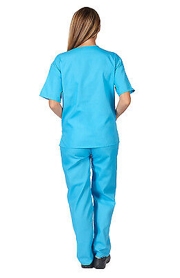 Medical Nursing Scrub Set NATURAL UNIFORMS Men Women Unisex Top Pants Hospital Natural Uniforms - фотография #5