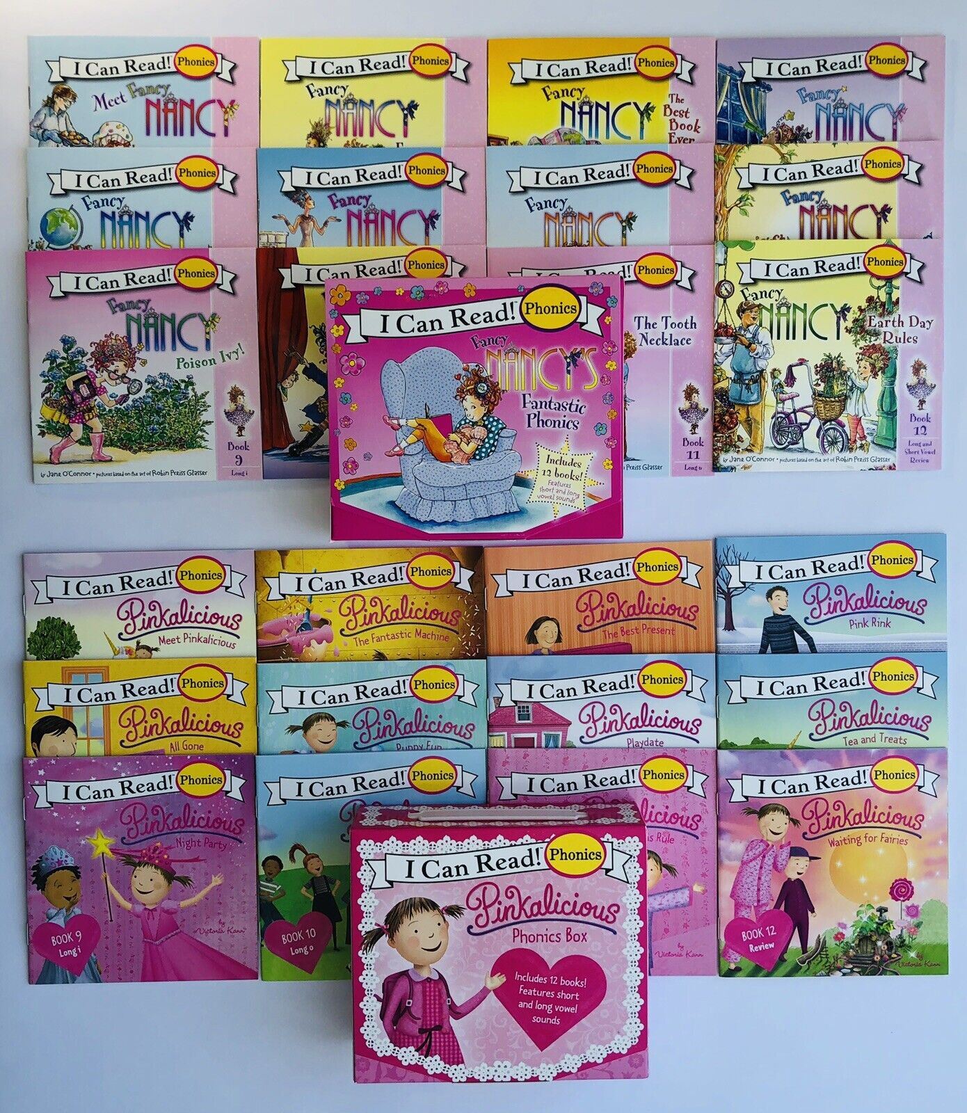 Fancy Nancy + Pinkalicious Kids Books Phonics Fun I Can Learn to Read Lot 24 Без бренда - фотография #8