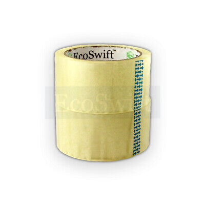 1-36 Roll EcoSwift Packing Packaging Carton Box Tape 1.6mil 2" x 55 yard 165 ft EcoSwift Does Not Apply - фотография #5
