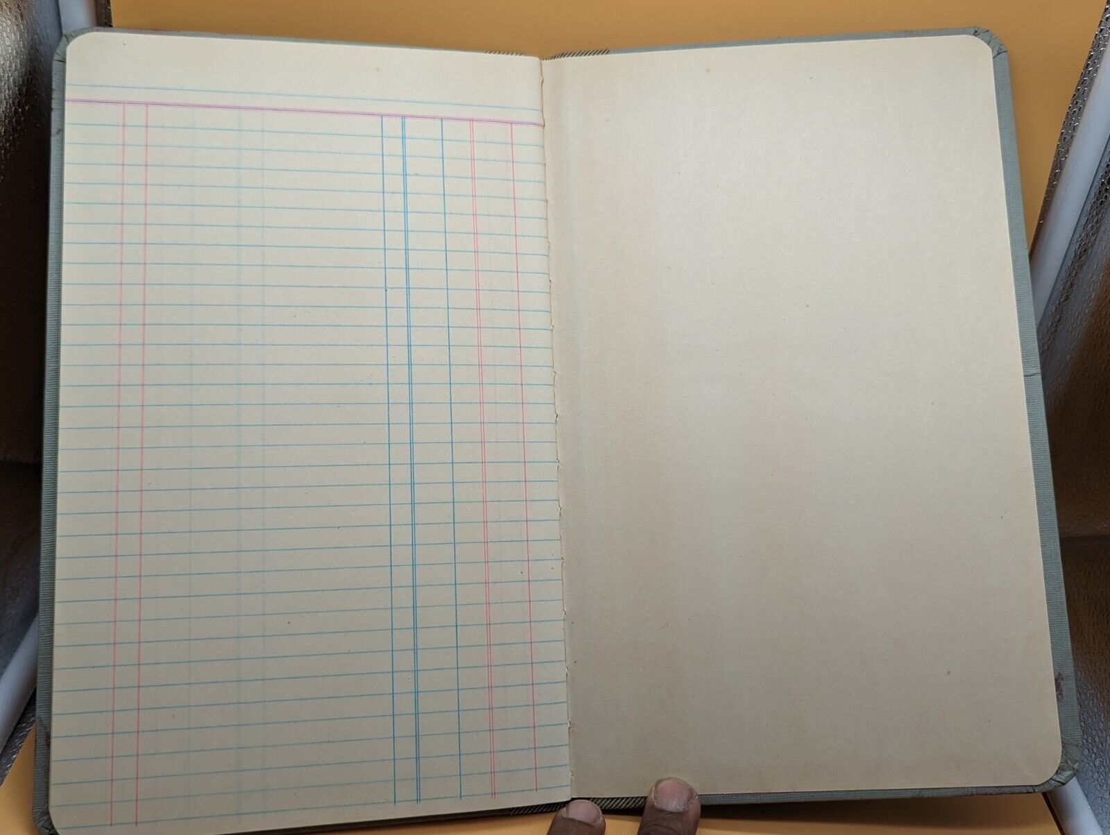 Vintage Ledger Accounting Book Single Junk Journal Mixed Media Sketch Book Без бренда - фотография #6