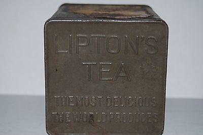 Vintage Lipton's Tea Tin, "Lipton Tea, Coffee And Cocoa Planter Ceylon" Без бренда - фотография #6
