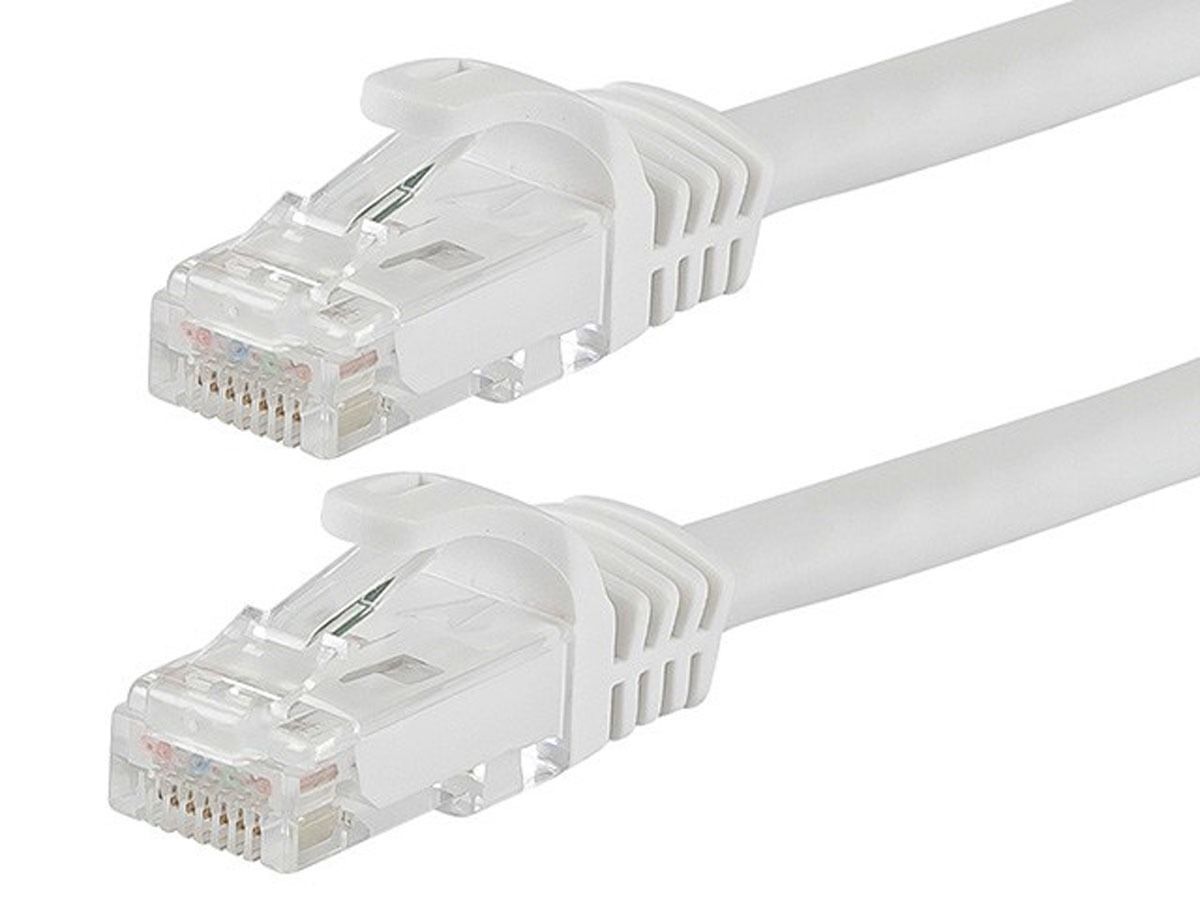 Cat 6 CAT6 Patch Cord Cable 500mhz Ethernet Internet Network LAN RJ45 UTP WHITE CableVantage Does Not Apply - фотография #3