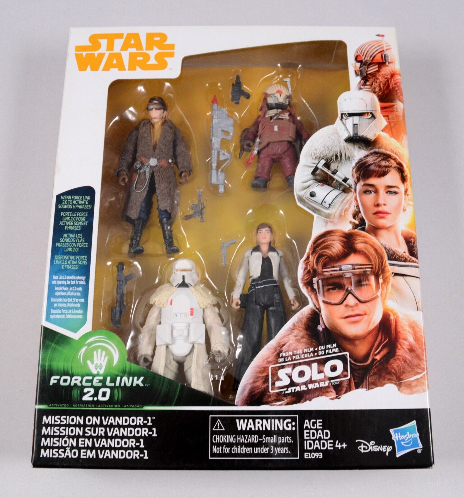 Star Wars MISSION ON VANDOR-1 FIGURE 4-PACK NEW SEALED Force Link 2.0 Han Solo Hasbro Does not apply - фотография #3