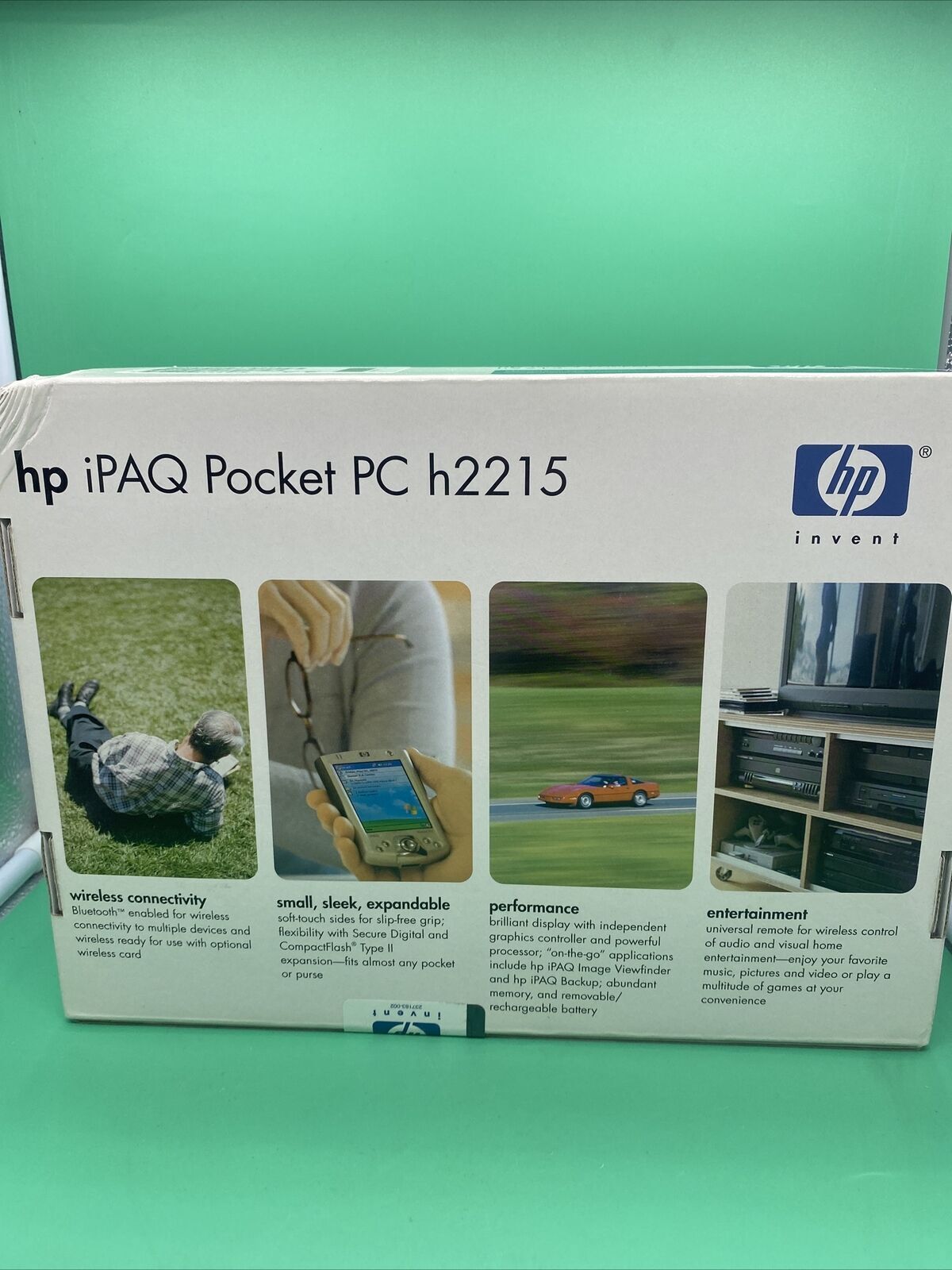 HP IPAQ H2215 Pocket PC 400mhz (FA159A#8ZP) Brand NEW/FACTORY SELAED HP FA159A;FA159AR#8ZP;FA159A#8ZP - фотография #7