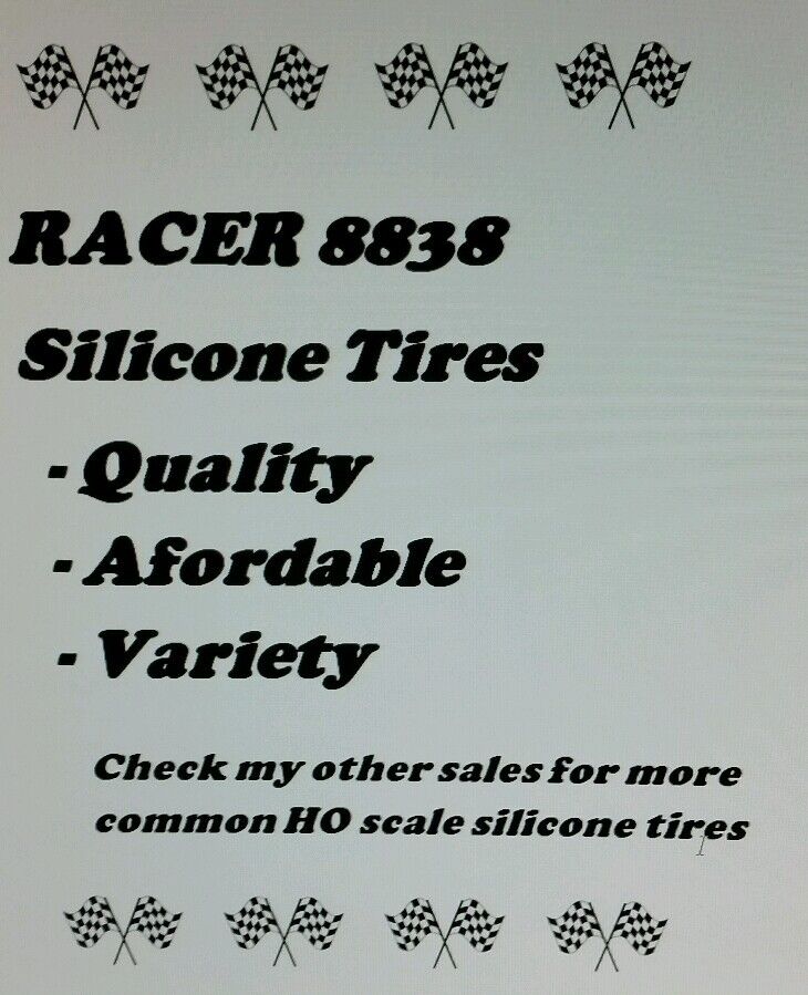 ☆20 WIDE SILICONE TIRES☆ For Aurora AFX Model Motoring T-Jet HO slot car parts Racer8838 Silicone tires Aurora Thunderjets - фотография #4