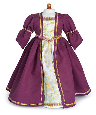 Doll Clothes 18" Dress Renaissance Purple Carpatina Fits American Girl Dolls Carpatina SB0057