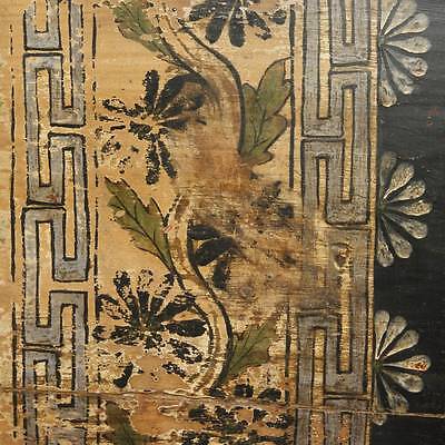 ANTIQUE COFFER LACQUERED PAINTED POPLAR WOOD MONGOLIA CHINESE FURNITURE 19TH C.  Без бренда - фотография #8