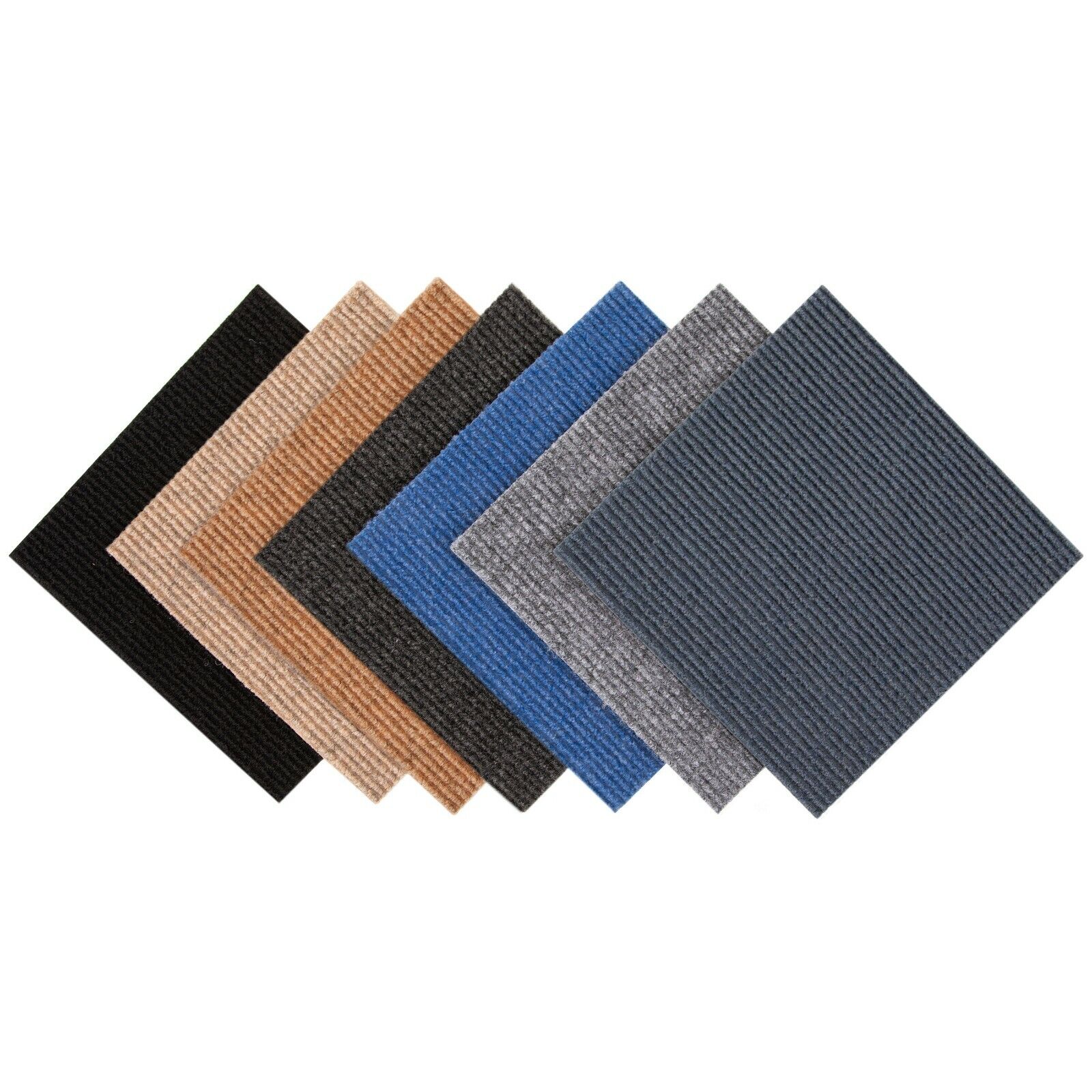 FlooringInc Berber Peel & Stick Carpet Tiles, 12"x12", 4 Pack Sizes Berber BerberCarpet