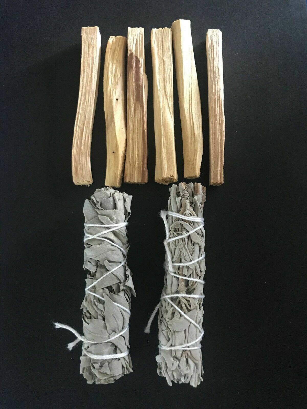 6 Palo Santo Wood & 2 White Sage Smudge Sticks: Cleansing Negativity Removal Без бренда - фотография #4