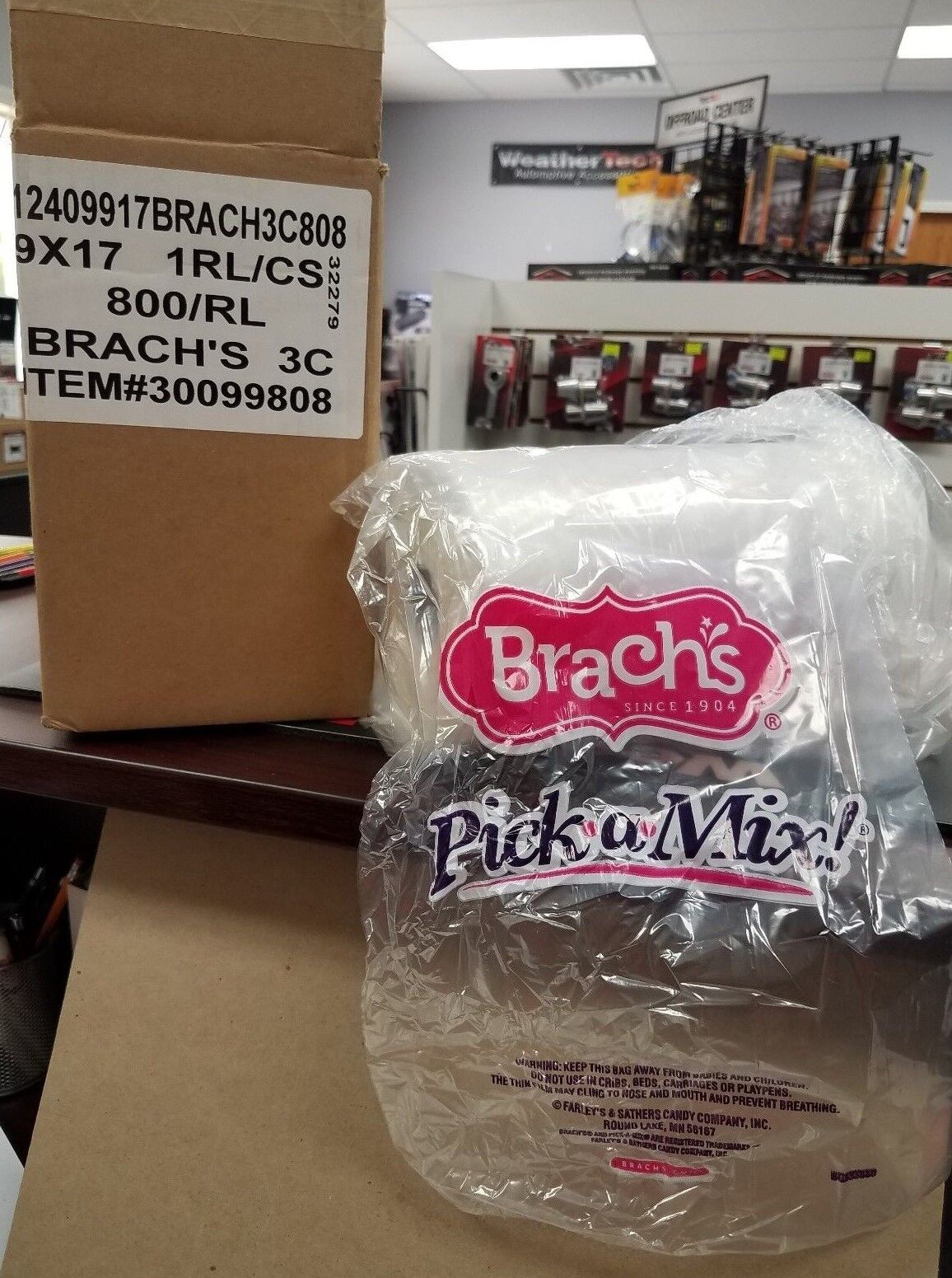 9x17 poly Brach's bags 800/rl #30099808 Brach
