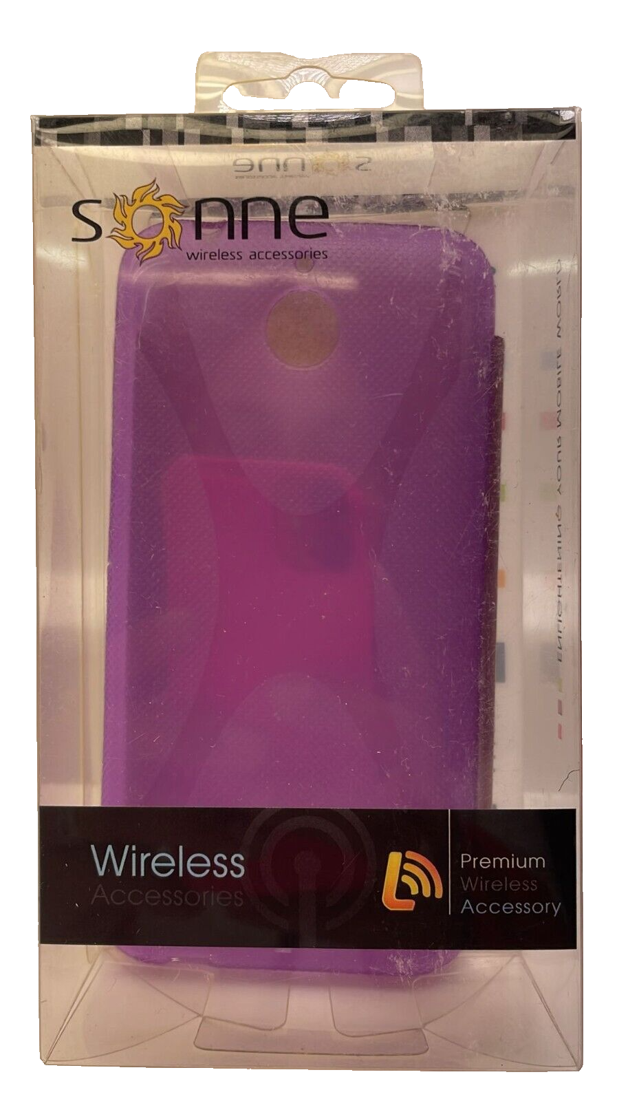 Sonne Premium Case for HTC Desire 510, Purple Sonne - фотография #4