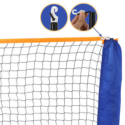 10 Feet Portable Badminton Volleyball Tennis Net Set with Stand/Frame Carry Bag Segawe S02-1221@#GG2008 - фотография #7