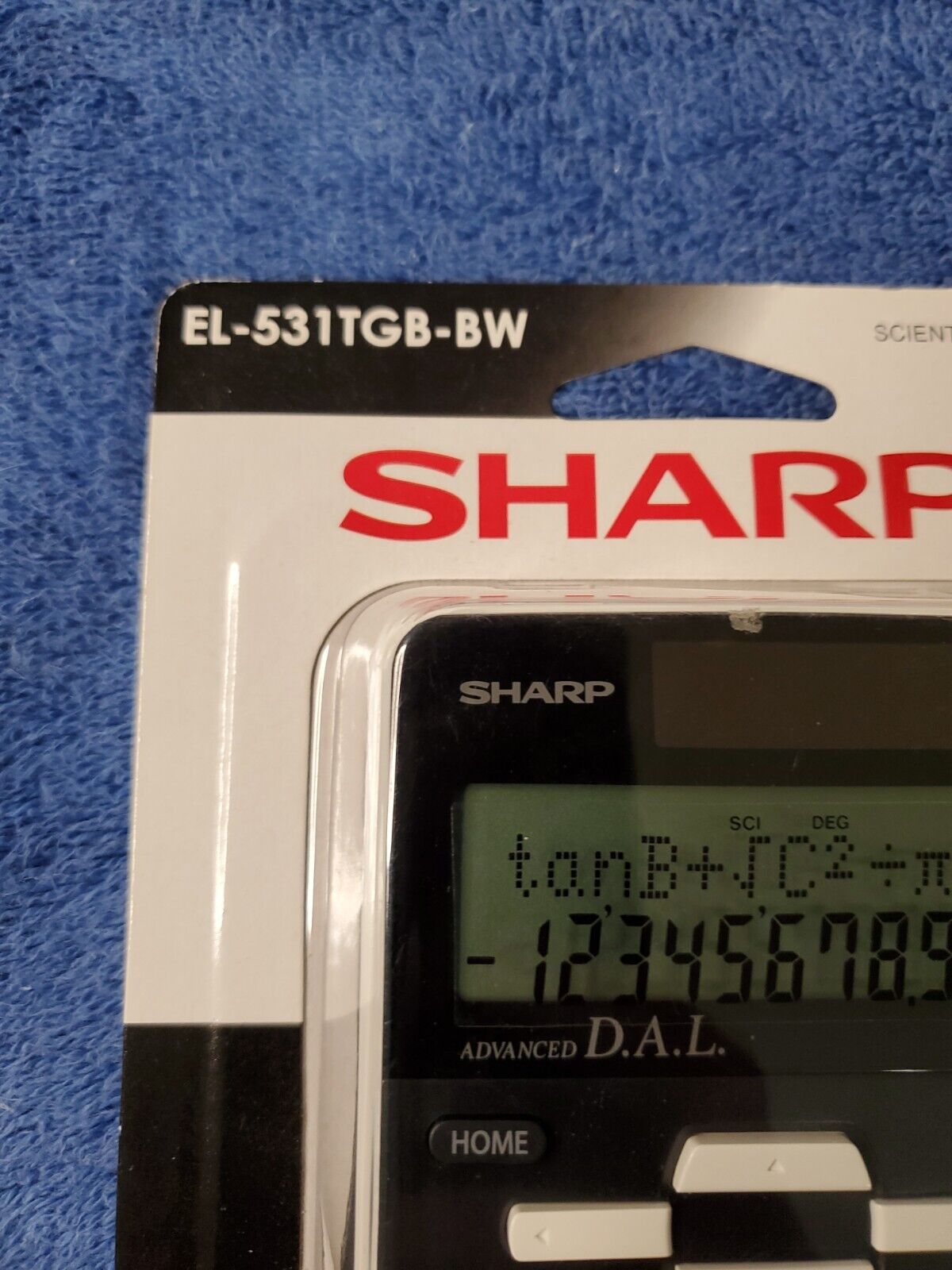 Sharp EL-531TGB-BW 12-Digit Scientific/Engineering Calculator Sharp EL-531TGB-BW - фотография #3