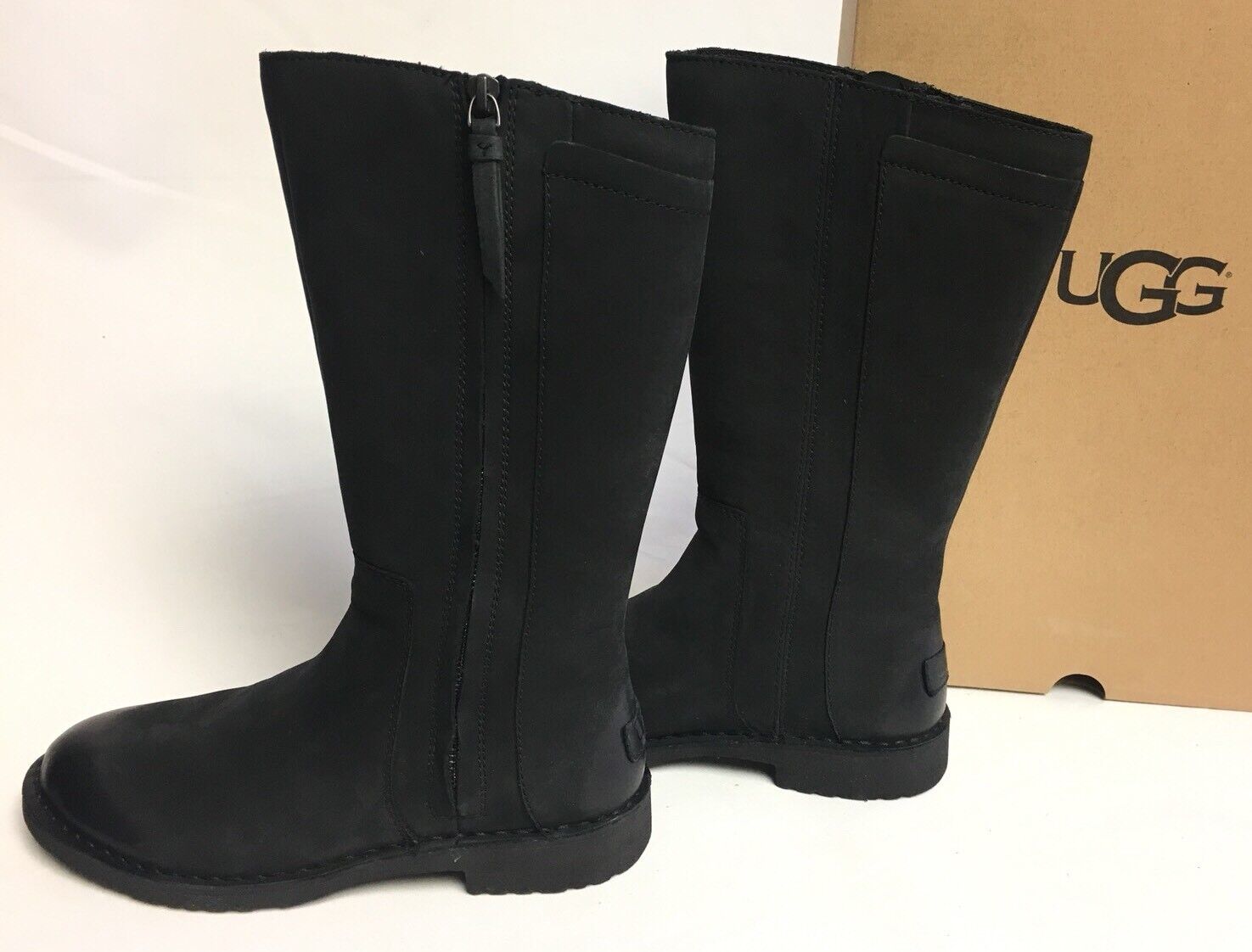 Ugg Australia Elly Black Tall Nubuck Boots 1017505 Wool Lined sizes women's UGG Australia - фотография #7
