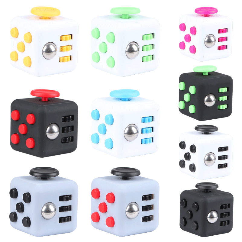 Fidget Spinner Tri Hand Cube Finger Kid Toys Rainbow Stress Relief Desk Adult  SNS does not apply - фотография #4