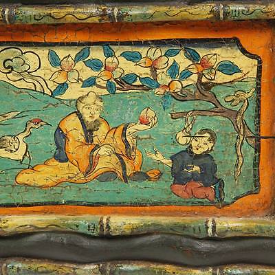 ANTIQUE MONK'S WRITING TABLE PAINTED PINE MONGOLIA CHINESE FURNITURE 19TH C.  Без бренда - фотография #5