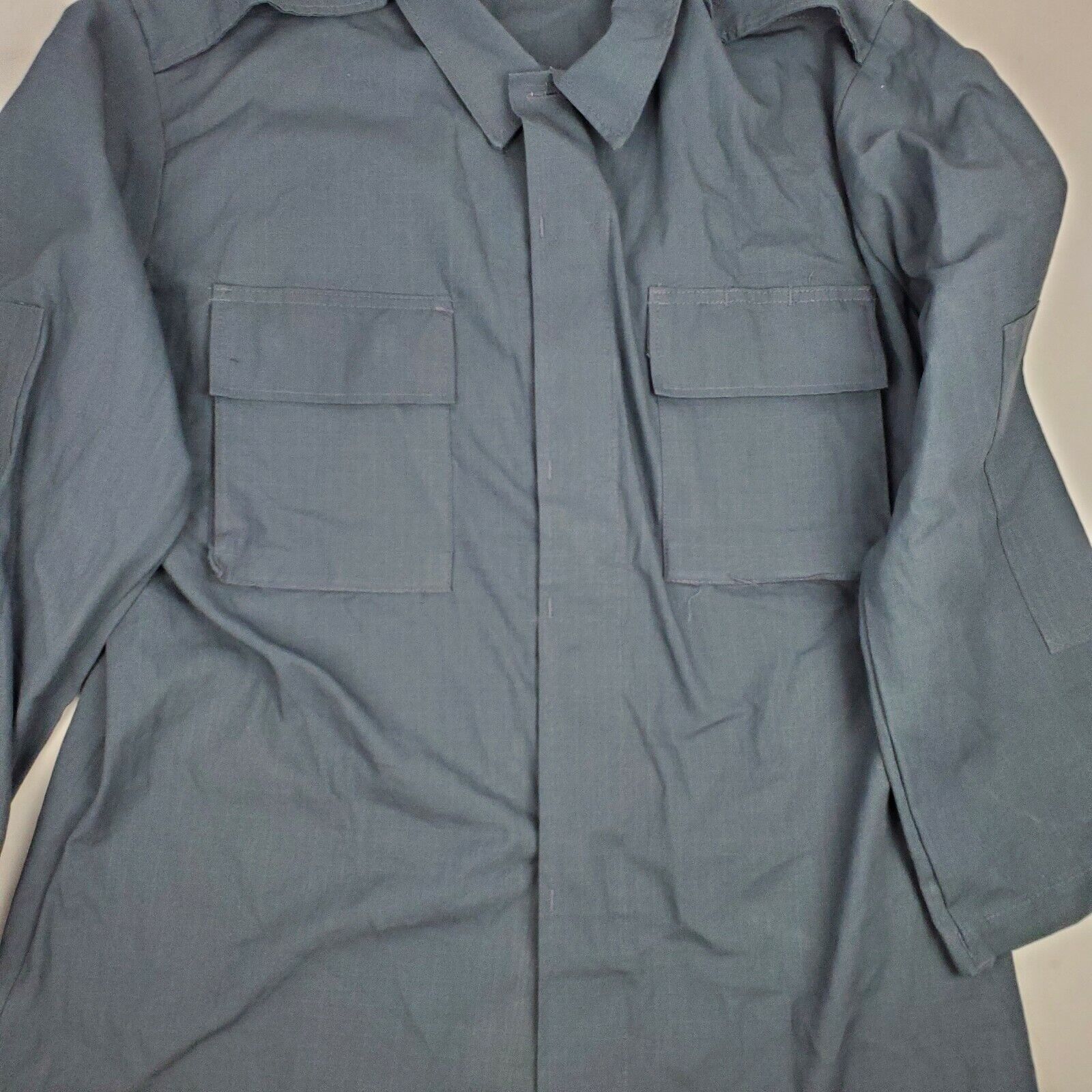 NWOT Military Tactical Shirt Grey Combat Coat Sz Medium Regular Long Sleeve USA Без бренда - фотография #3