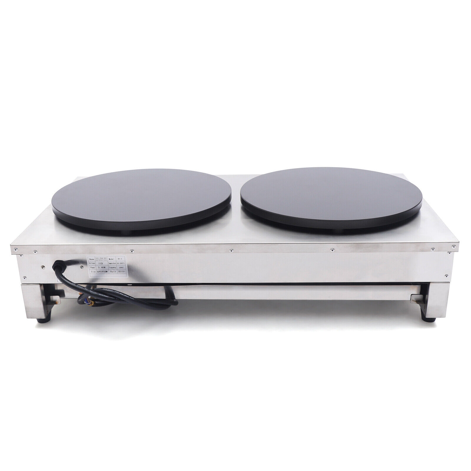 3kw+3kw 40cm 16" Commercial Double Pancake Maker Luxury Electric Crepe Unbranded Does Not Apply - фотография #10