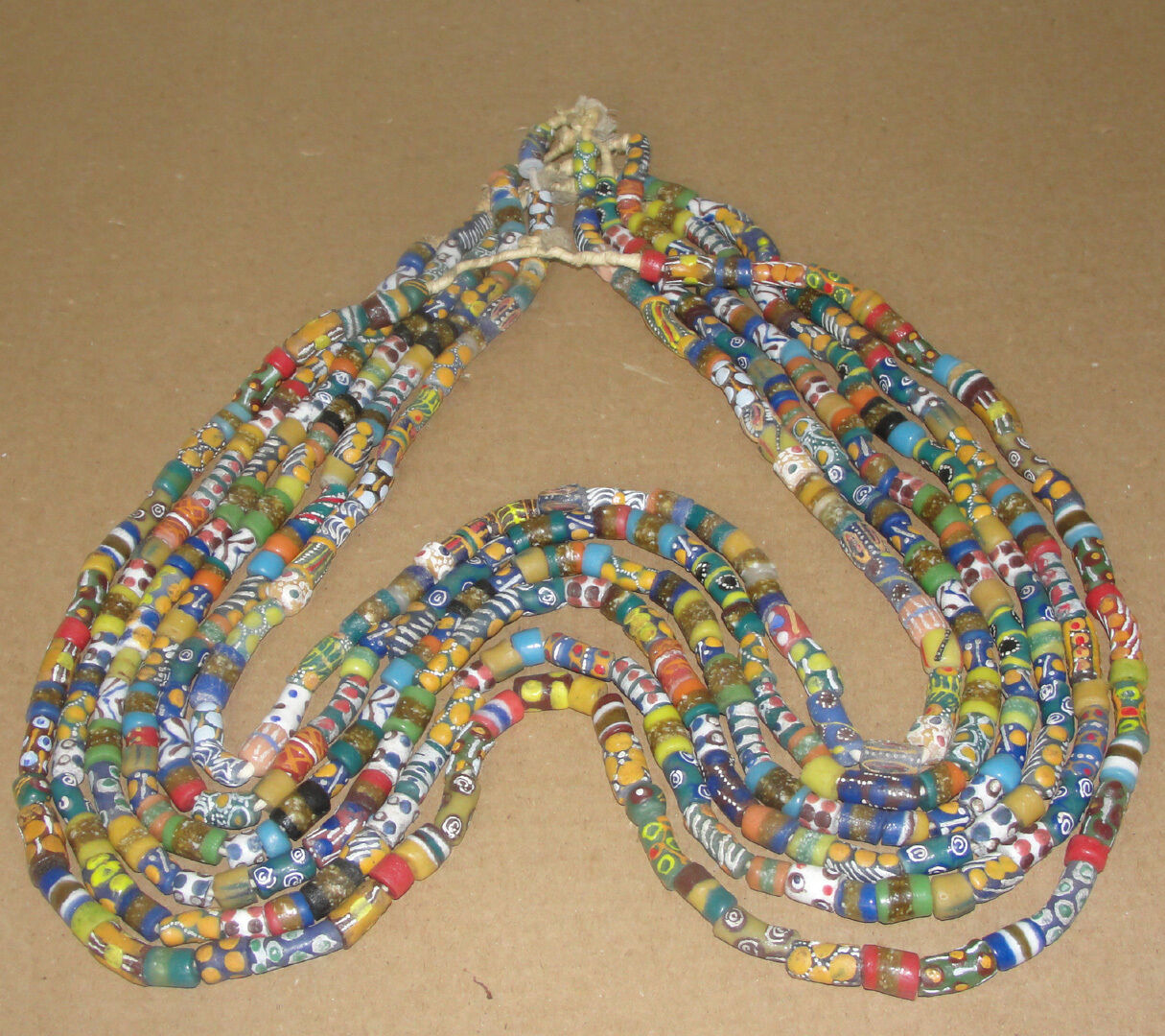 Ashanti Africa Necklace Trade Beads African Asanti Bead Strands Art Ghana Без бренда - фотография #11