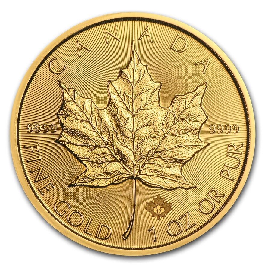 2017 Canada 1 oz Gold Maple Leaf Coin BU - SKU #115850 Canada - Royal Canadian Mint 115850