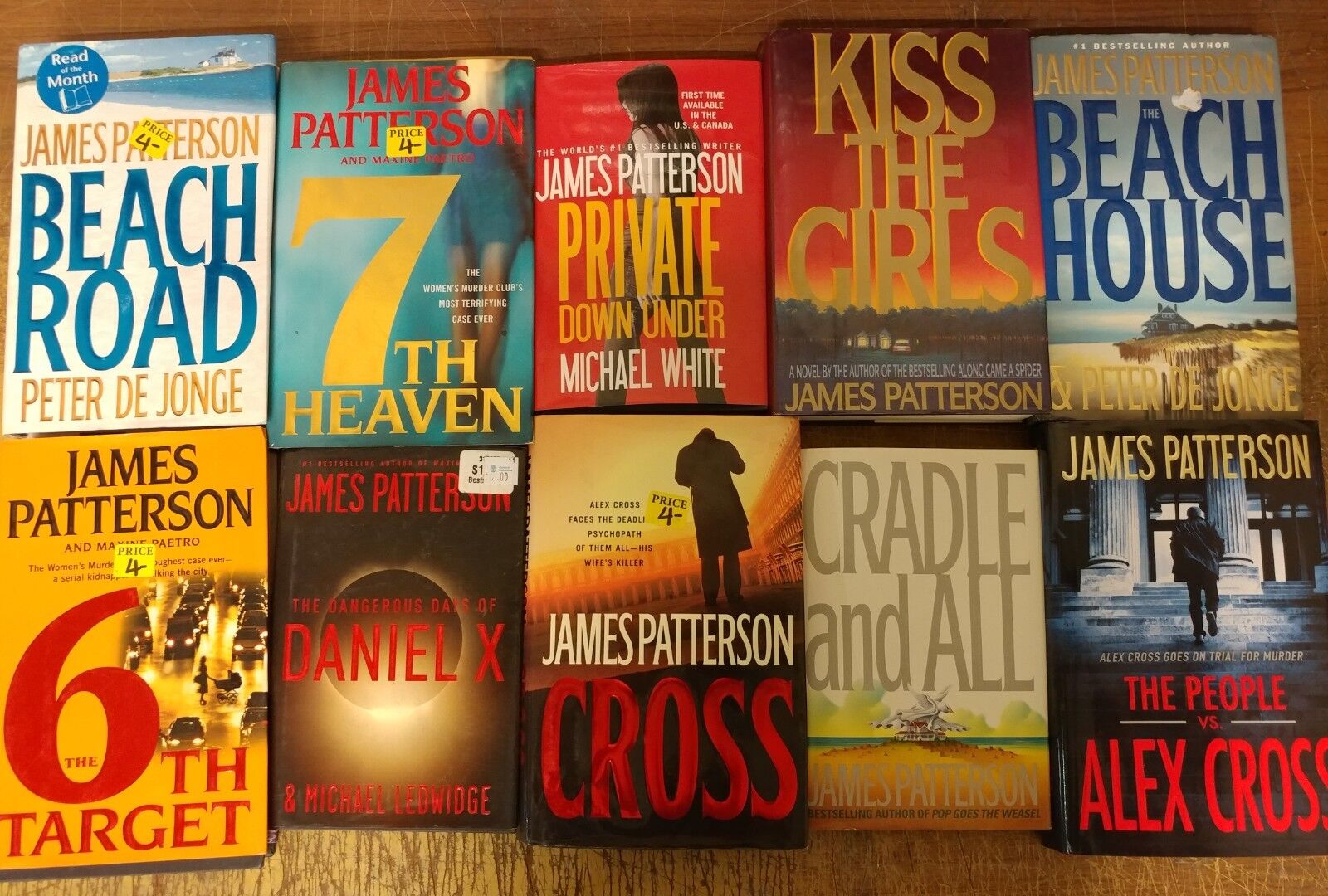 Lot of 10 JAMES PATTERSON Alex Cross Detective ALL Hardcover HB RANDOM Books MIX Без бренда - фотография #7