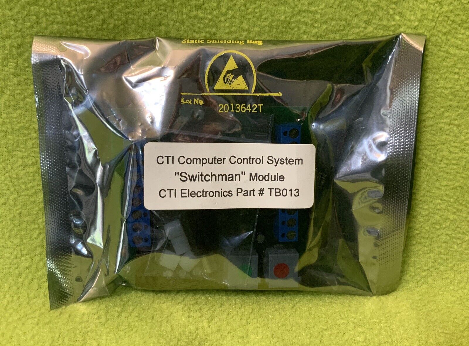 CTI Electronics  CTI Computer Control System PART # TB013 "SWITCHMAN MODULE" NEW CTI Electronics TB013