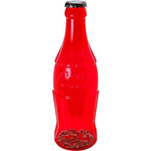 NEW Large 23" Coca Cola Bottle Bank Coins Coke Red or Clear - Free USA Shipping! Coca-Cola - фотография #2