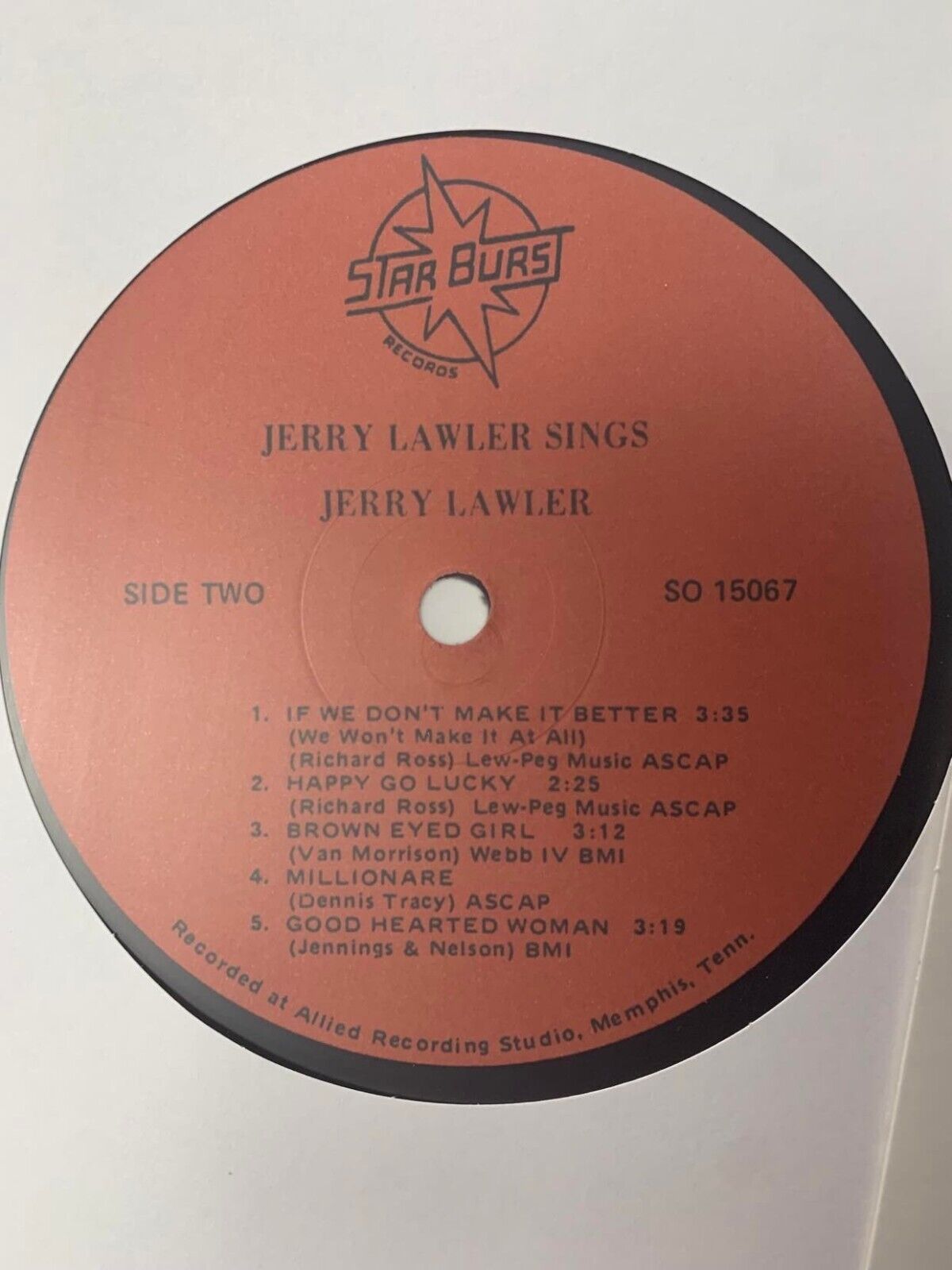 NEW 2022  Jerry The King Lawler Sings Vinyl Record Memphis Wrestling WWE AWA CWA Без бренда - фотография #3
