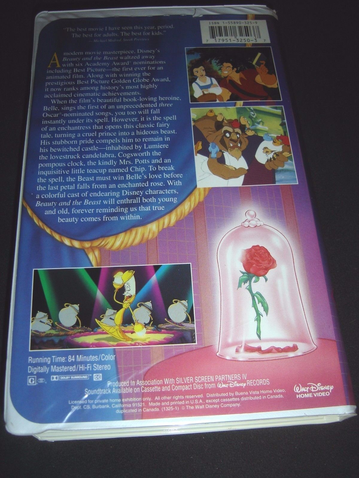 Beauty and the Beast Walt Disney Black Diamond Classic VHS 1992 Без бренда - фотография #8